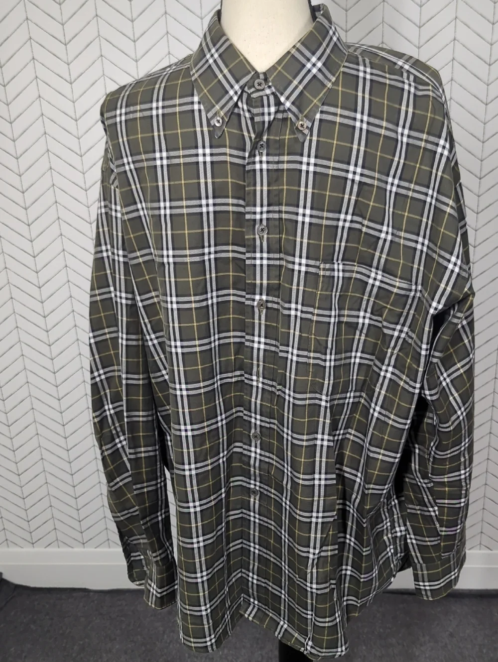 green plaid burberry dress Burberry by Daniel Lee Mini Dresses main image 1